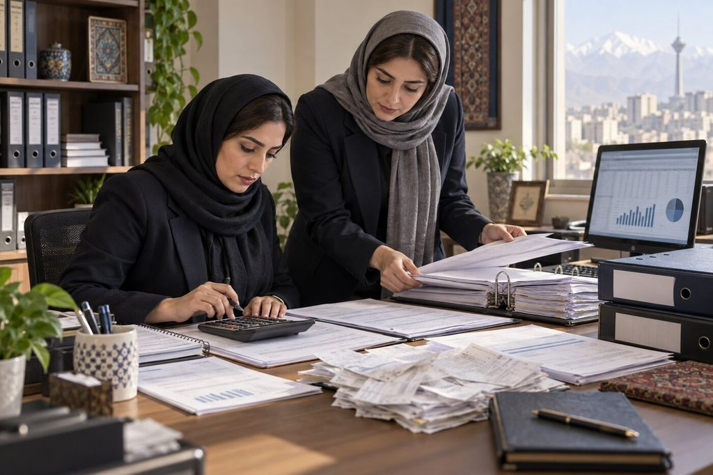 دو حسابدار زن در حال تطبیق هزینههای قابل قبول و مدارک زیان مالیاتی
پرونده قابل دفاعِ زیان باید از دفاتر، اسناد هزینه و کاربرگ تعدیلات پشتیبانی شود.